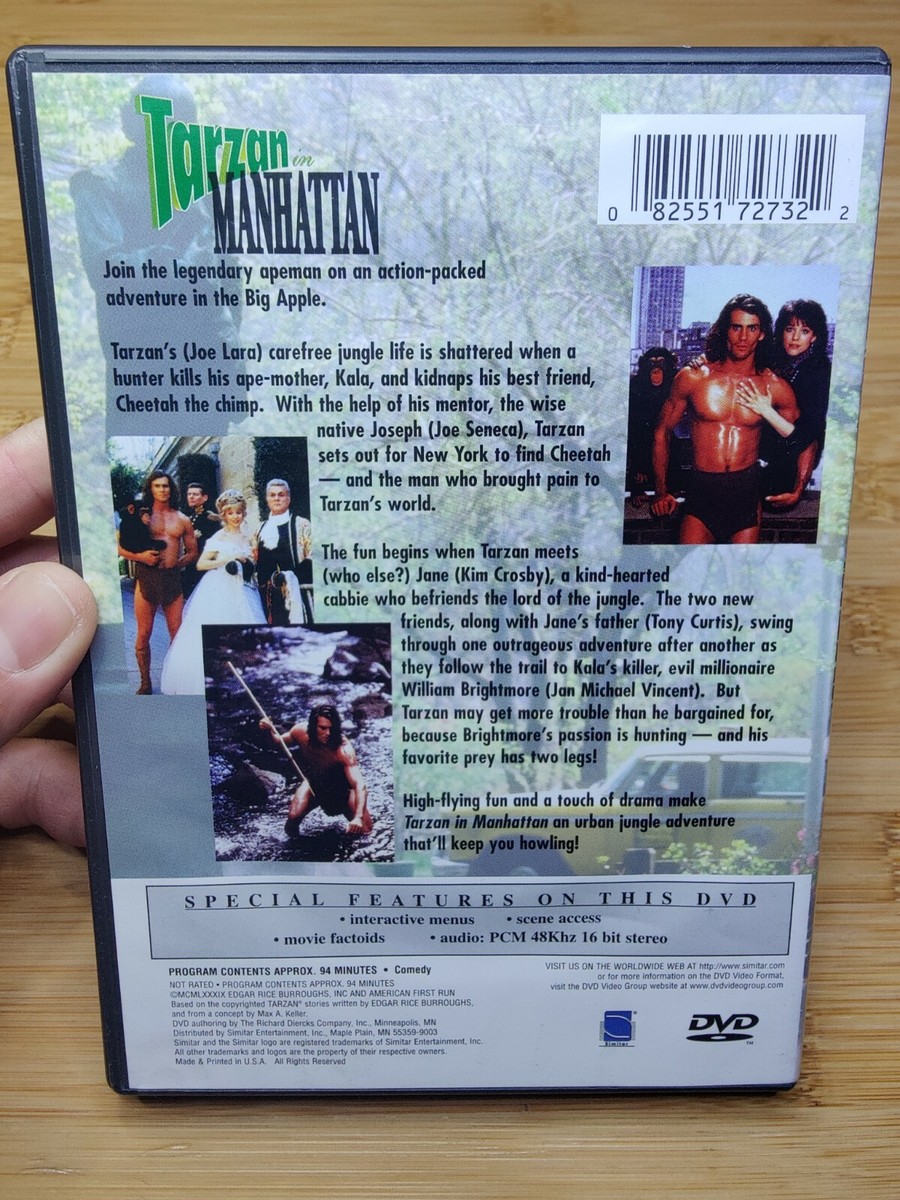 Tarzan in Manhattan RARE OOP DVD Joe Lara, Jan Michael Vincent