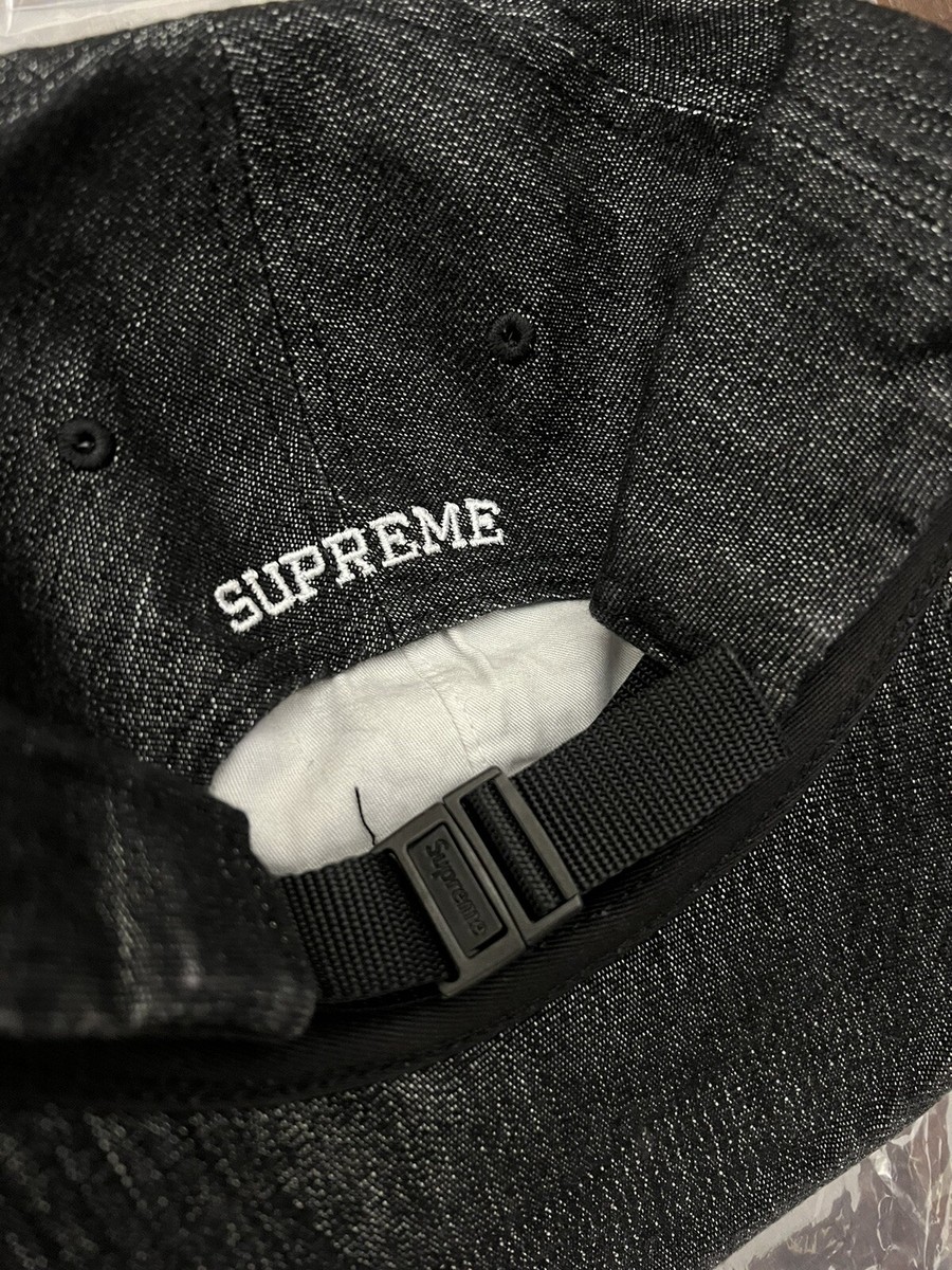 Supreme SS24 Cordura Denim Small Box 6 Panel Black One Size