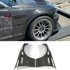 Fit For BMW E46 M3 2Door 1998-2005 Carbon Fiber Exterior Side Fender Vents Cover