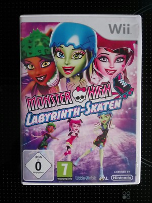 Wii Spiel Monster High - Labyrinth Skaten 