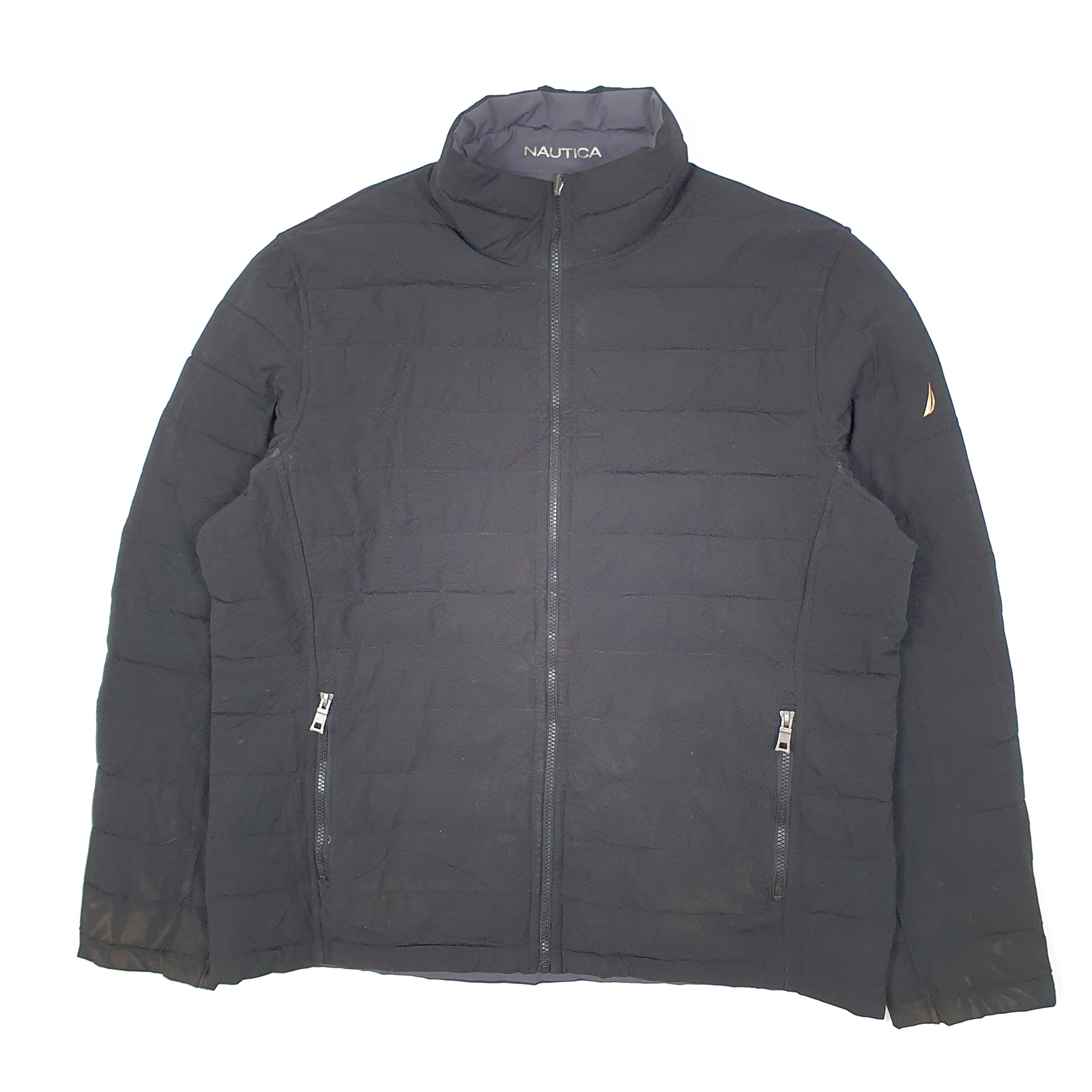 NAUTICA Puffer Jacket Coat Insulated Reversible Mens XL image 3