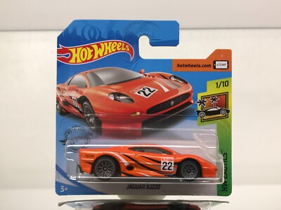 HOT WHEELS FYC32 JAGUAR XJ220 EXOTICS 2019 -ORANGE 3inch- GOOD IN BLISTER - A003