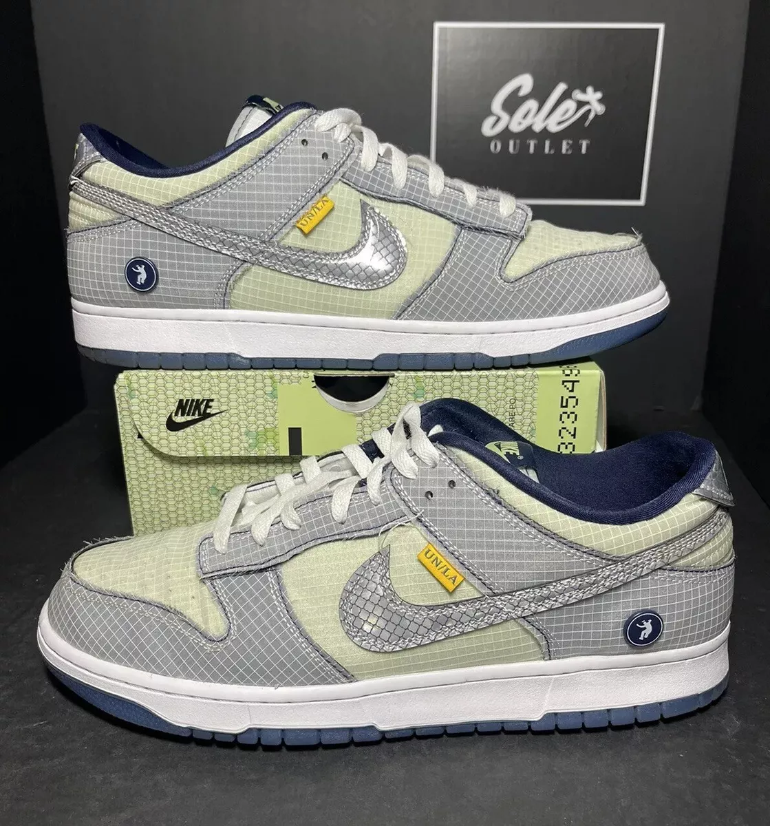 Union LA Nike Dunk Low Pistachio Grey Green Shoe Men's Size 13 DJ9649-401 Union LA Nike Dunk Low Pistachio Grey Green Shoe Men's Size 13 DJ9649-401