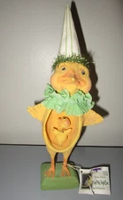 Bethany Lowe Debra Schoch Hop Hop Jingle Boo Easter Chick Figurine w/Baby + Tag