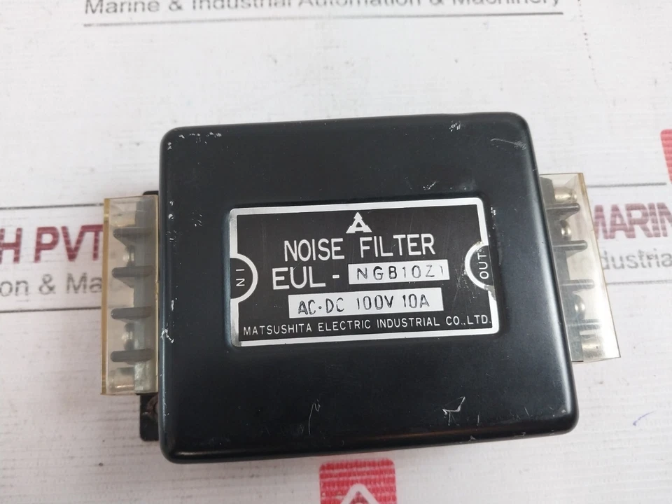 MATSUSHITA ELECTRIC EUL-NGB10Z1 Noise Filter 100V AC/DC 10A 432Z - Image 4 of 4