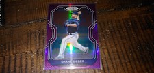 430: 2021 Panini Prizm Tier II Purple Prizm Shane Bieber #166