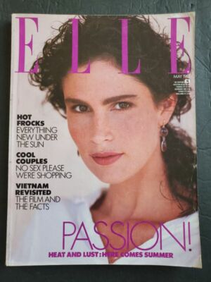 1987 UK ELLE Kim Williams CARLA BRUNI Madonna Levi's 501 Galliano C Chancellor
