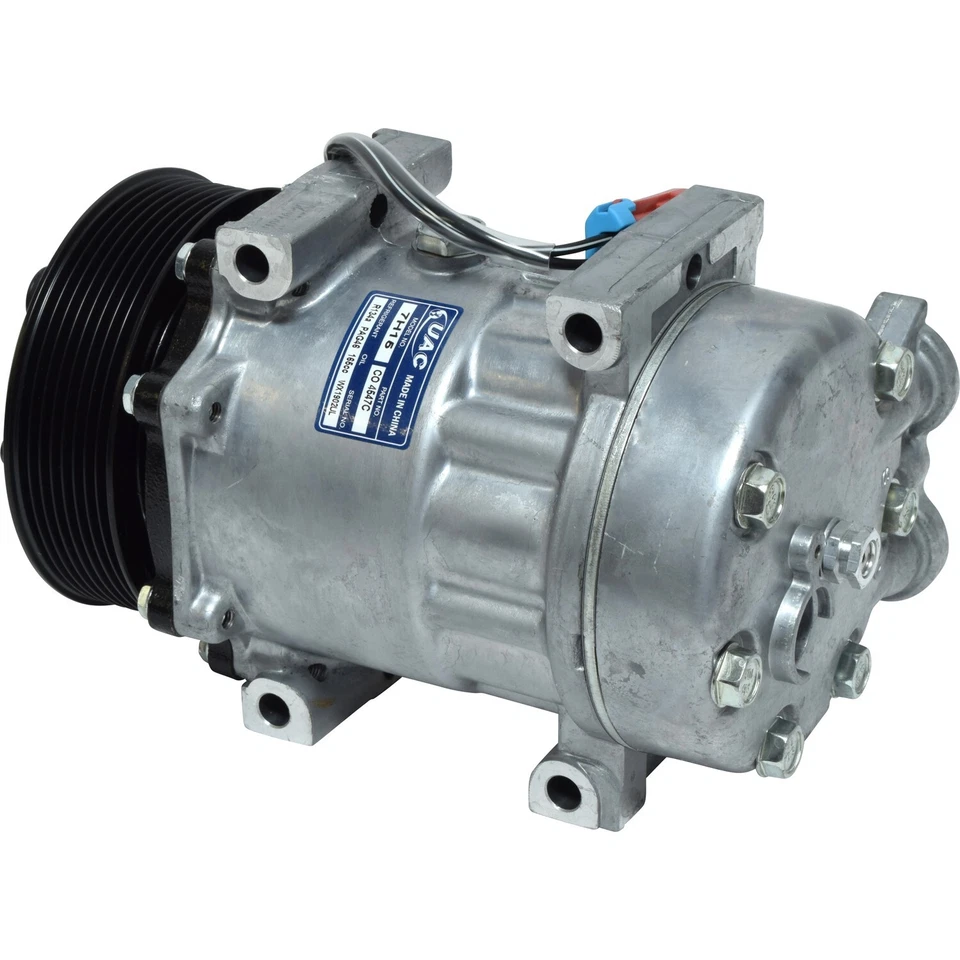 Компрессор кондиционера UAC для 2003-2009 GMC C7500 Topkick 7,2 л L6 DIESEL с турбонаддувом - Изображение 4 из 4