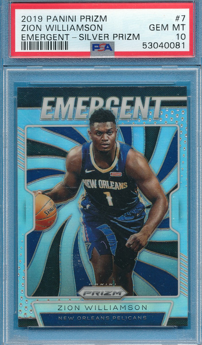 ZION LOT 4) ALL PSA 10 GEM MINT 2019 SILVER PRIZM ROOKIE ZION LOT 4) ALL PSA 10 GEM MINT 2019 SILVER PRIZM ROOKIE