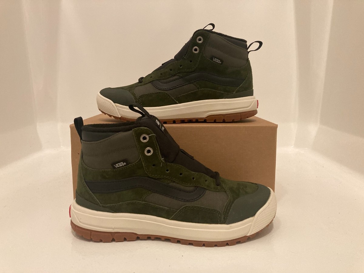 7 Men/8.5 Women- Vans Ultrarange Exo Hi MTE Forest Green All  display picture 1