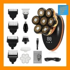 7D Head Shaver for Men IPX7 Waterproof Wet & Dry Electric Razor Grooming Kit