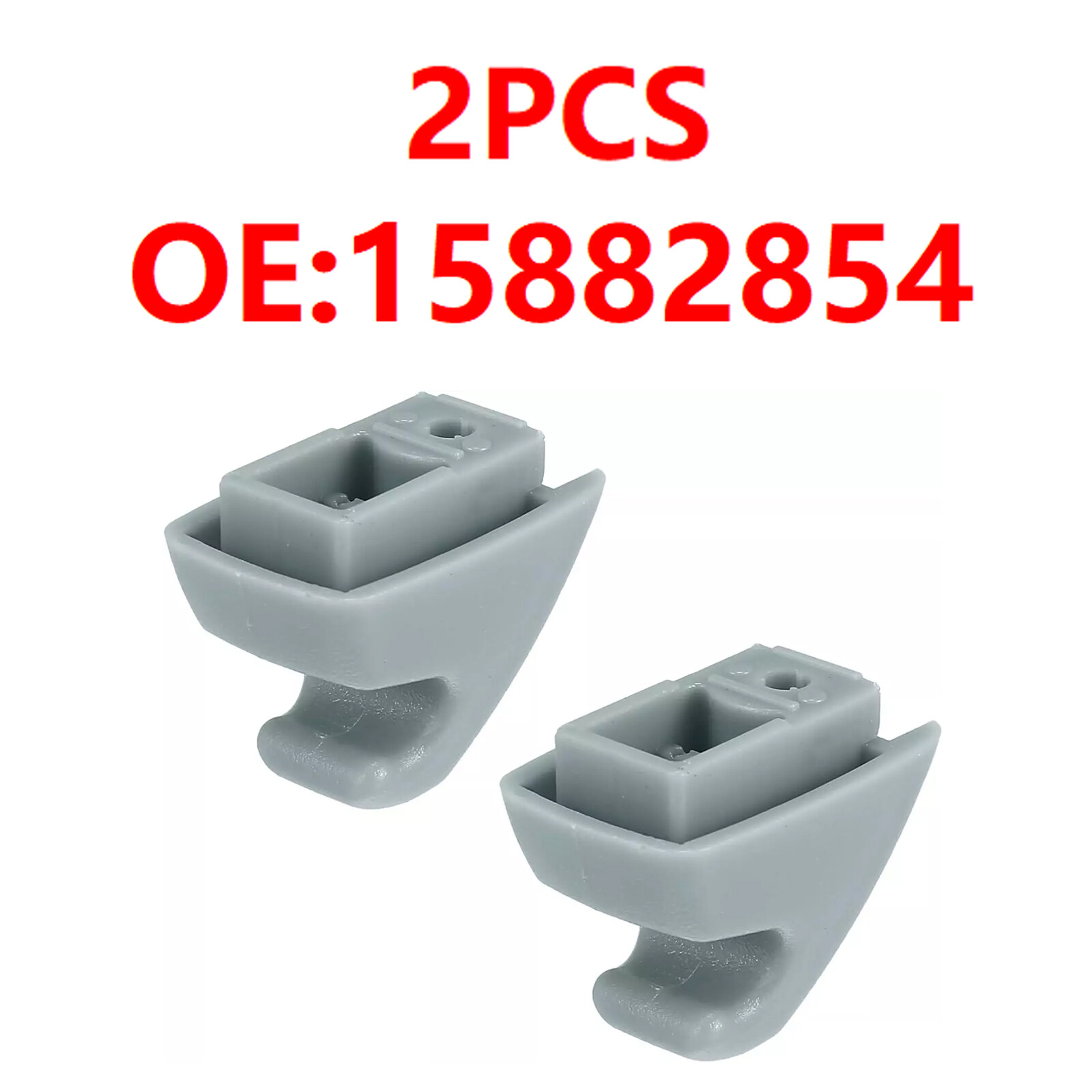 2PC For Chevy  Gray Sun Visor Retainer Support Clip 15882854 US Stock