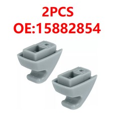 2 Pcs For Chevy Gray Sun Visor Retainer Support Clip 15882854 2 Pcs For Chevy Gray Sun Visor Retainer Support Clip 15882854