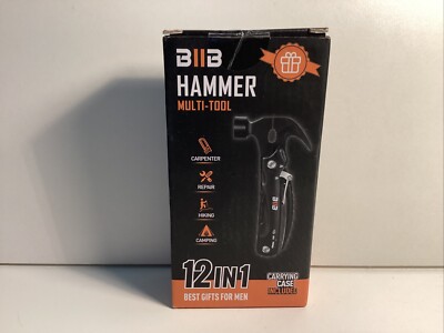 W026 BIIB Hammer  Multi tool 12 in 1 Best Gifts for Men Werkzeug