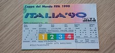 Ticket 1990 Belgium vs. Uruguay World Cup