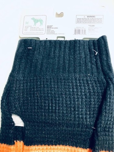 Dog and Cat Color block Sweater Size M Boots & Barkley Pet Sweater Brand New! - Picture 5 of 7