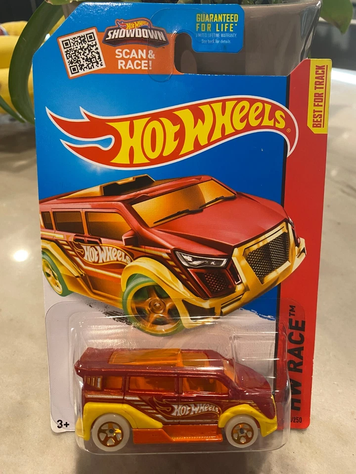 2015 Hot Wheels #174 Hw Race-Night Orage Speedbox Orange Varia Brillant en Foncé - Photo 1/1