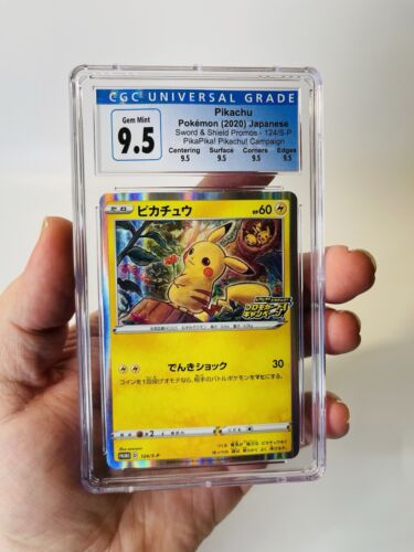 Pikachu Holo PikaPika! Pikachu! Campaña PSA 10 124/S-P 2020 Pokemon Japonés - Imagen 2 de 6