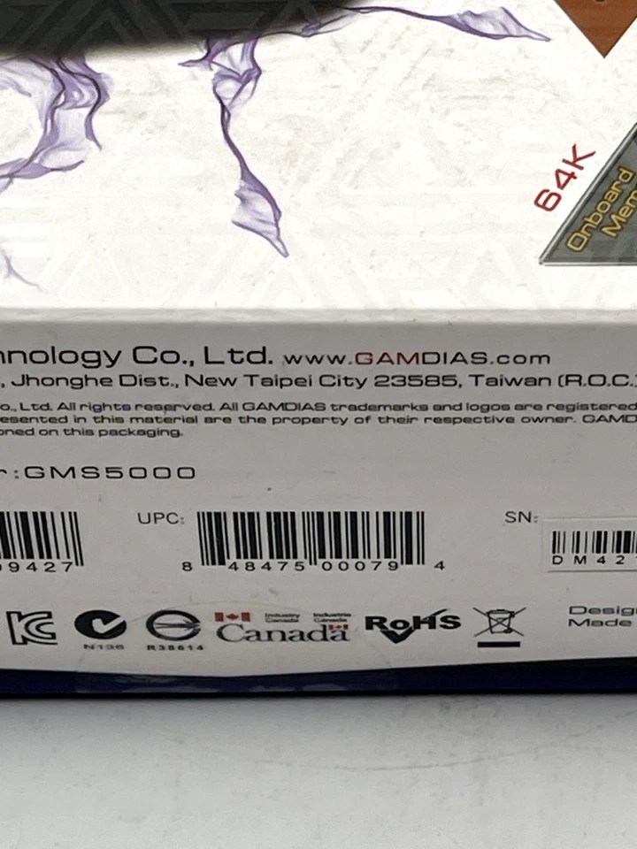 Gamdias Demeter Optical Professional Gaming Mouse GMS5000 - Image 2 of 4