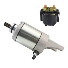 Starter Motor & Solenoid Relay for Kawasaki Prairie 360 KVF360 2003-2008 18717