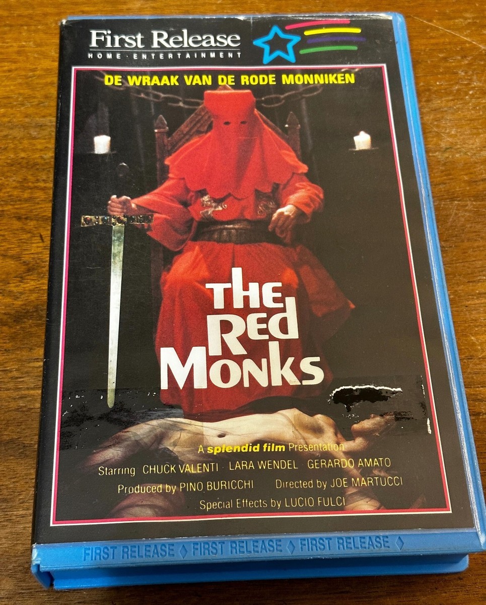 The Red Monks Dutch (PAL) VHS Tape Used Horror International