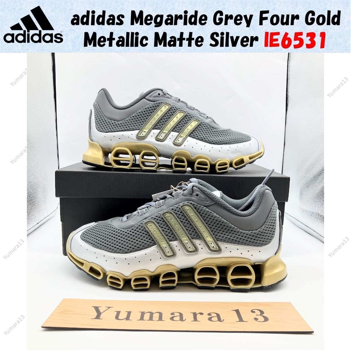 adidas ☆ A3 Megaride '20th Anniversary' Size 5 - adidas a3 Megaride 20th Anniversary - Grey Gold for