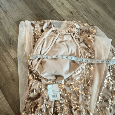 Morgan & Co Prom Dress Rose Gold Pink Size 1 | eBay