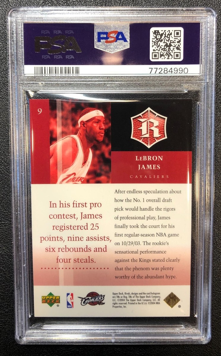 その他 Lebron james 2004 PSA 9 LeBron James Card 2004-05 Upper Deck Rivals #12 PSA 9