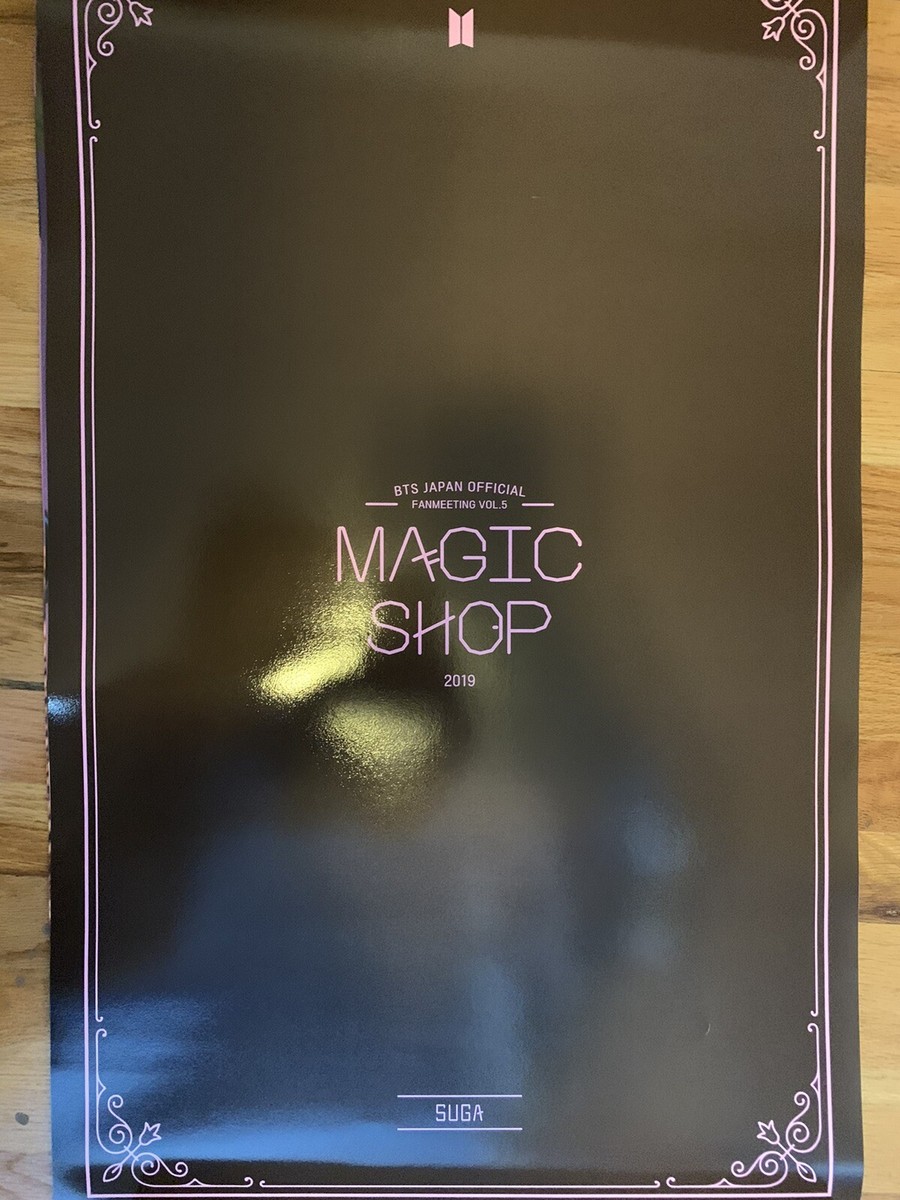 BTS Official MAGIC SHOP Poster JAPAN FAN MEETING VOL.5 - SUGA