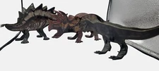 Funwares Ferocious Feasts Dinosaur Taco Holders Set Of 3 T-Rex, Steggy, Tricero