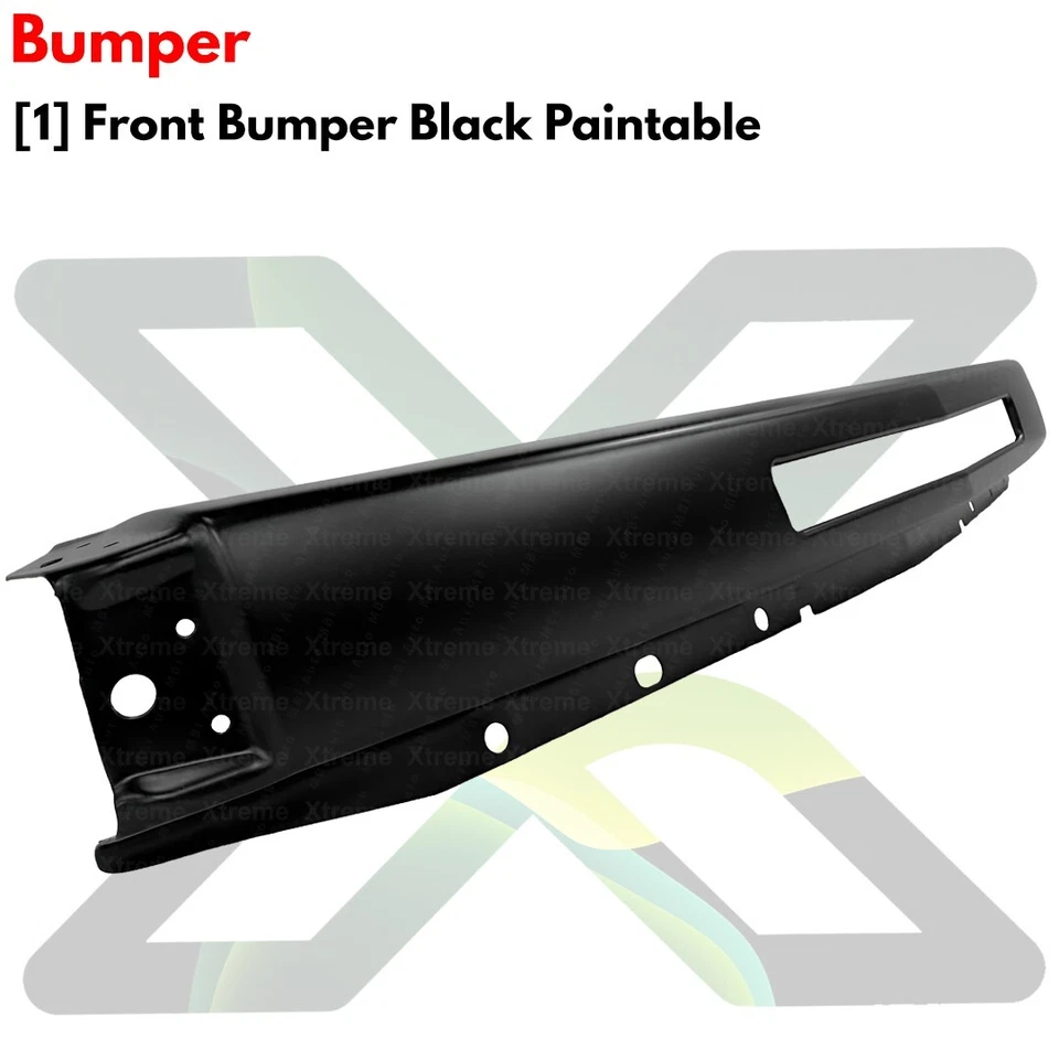 Front Bumper Kit With Fog Lights Set For 2007-2013 Chevrolet Silverado 1500 Foto 3 de 4