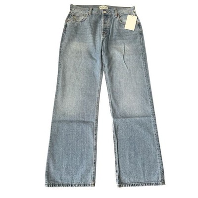 Etica Amis Relaxed Bootcut Jeans High Rise Button Fly Atwater Wash Size 30 NWT