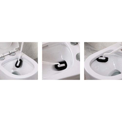  2 opakowania szczotki Wc i uchwytu szczotka toaletowa szczotka do czyszczenia toalet - Zdjęcie 9 z 12