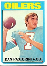 1972 Topps #156 Dan Pastorini