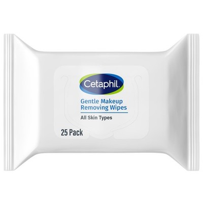 Cetaphil Gentle Removing Face Wipes, Daily 25 Count (Pack of 1), white