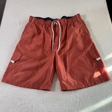 Trunks Surf Swim Co Men s XL Swim Trunks Coral Pink Cargo Pockets Mesh Lined