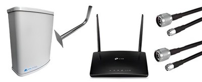 Tp-Link TL-MR6400 Wi-Fi & 4G/5G Richtungs- Kreuz Polarisiert Mimo Antenne