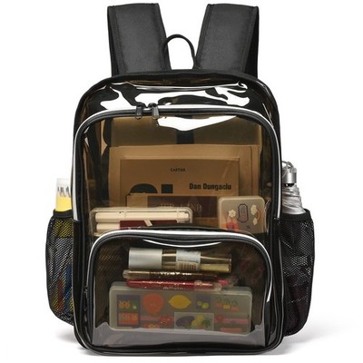 Clear Backpack,18'' Clear Backpacks for School Heavy Duty See Through Bookbag...