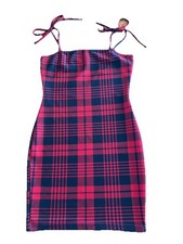 SHEIN Spaghetti Strap Dress XS Red And Black 