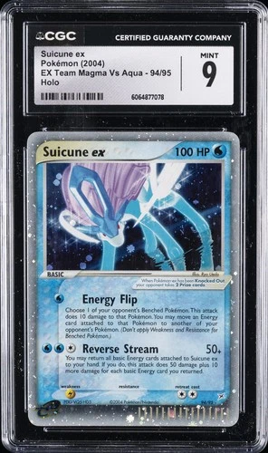 2004 EX TEAM MAGMA VS AQUA #94 SUICUNE EX CGC 9
