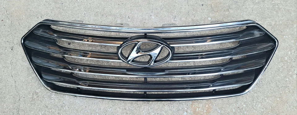2013-2016 Hyundai Santa Fe Upper Grille Chrome 2014 2015 Foto 3 de 4