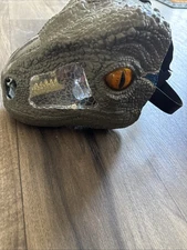 Jurassic World Chomp 'n Roar Mask Velociraptor Blue Mask - Tested
