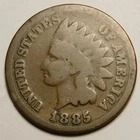 1885 Indian Head Cent Penny G - VG  "Not Cleaned - Actual Coin Pictured"