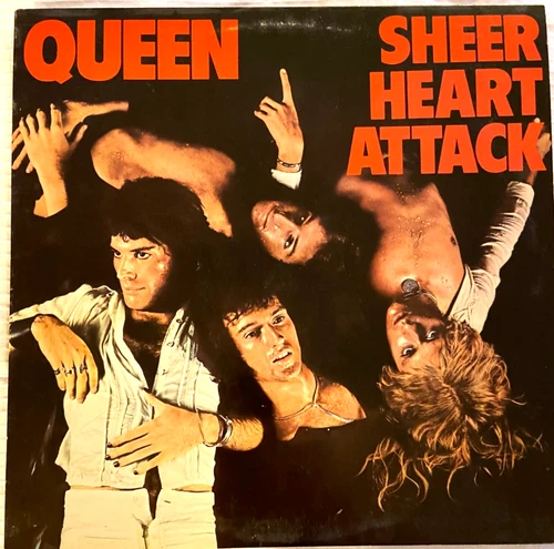 Queen - Sheer Heart Attack Vinyl LP - 1974 First Press - Elektra 7E-1026