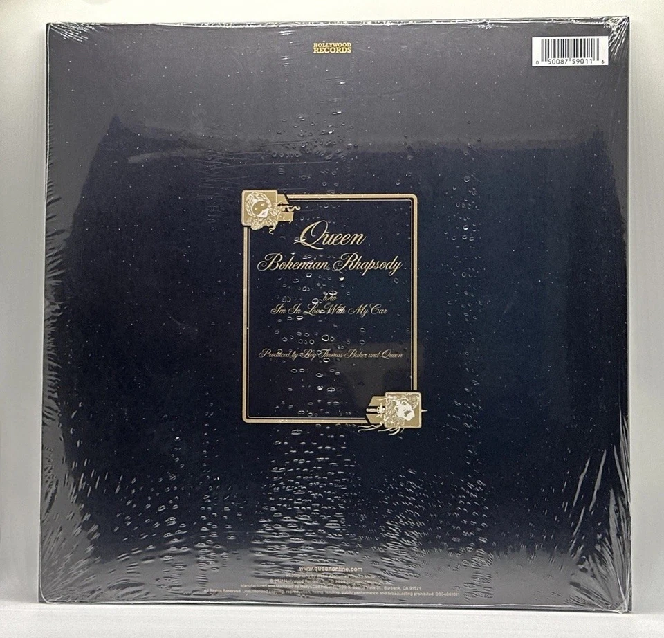 QUEEN 👑 Bohemian Rhapsody 12" Blue Vinyl 2025 50th Anniversary SEALED 🆕 - Image 3 of 4