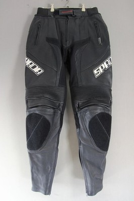 SPADA PREDATOR LEDER BIKER HOSE + CE ARMOUR: WAIST 30 IN / INNENBEIN 31 IN