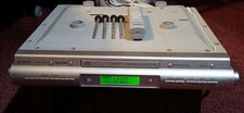 Sony ICF-CDK50 Under Cabinet AM/FM CD Clock Radio w/Remote Screws TESTED Works