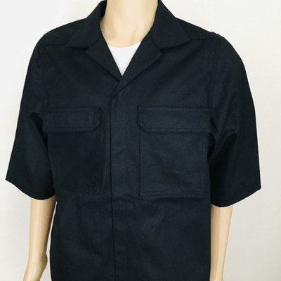 Rick Owens Drkshdw- Black Magnum Shirt Size M - DL01D5296 CVBKJP