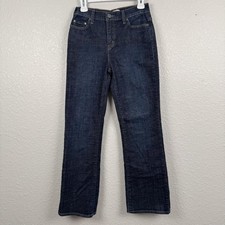 Levis 512 Perfectly Slimming Jeans Womens 8 27x30 Medium Blue Boot Cut Stretch