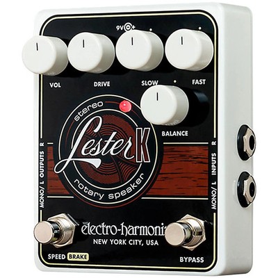 ElectroHarmonix LESTERK Stereo Rotary Speaker Pedal LN